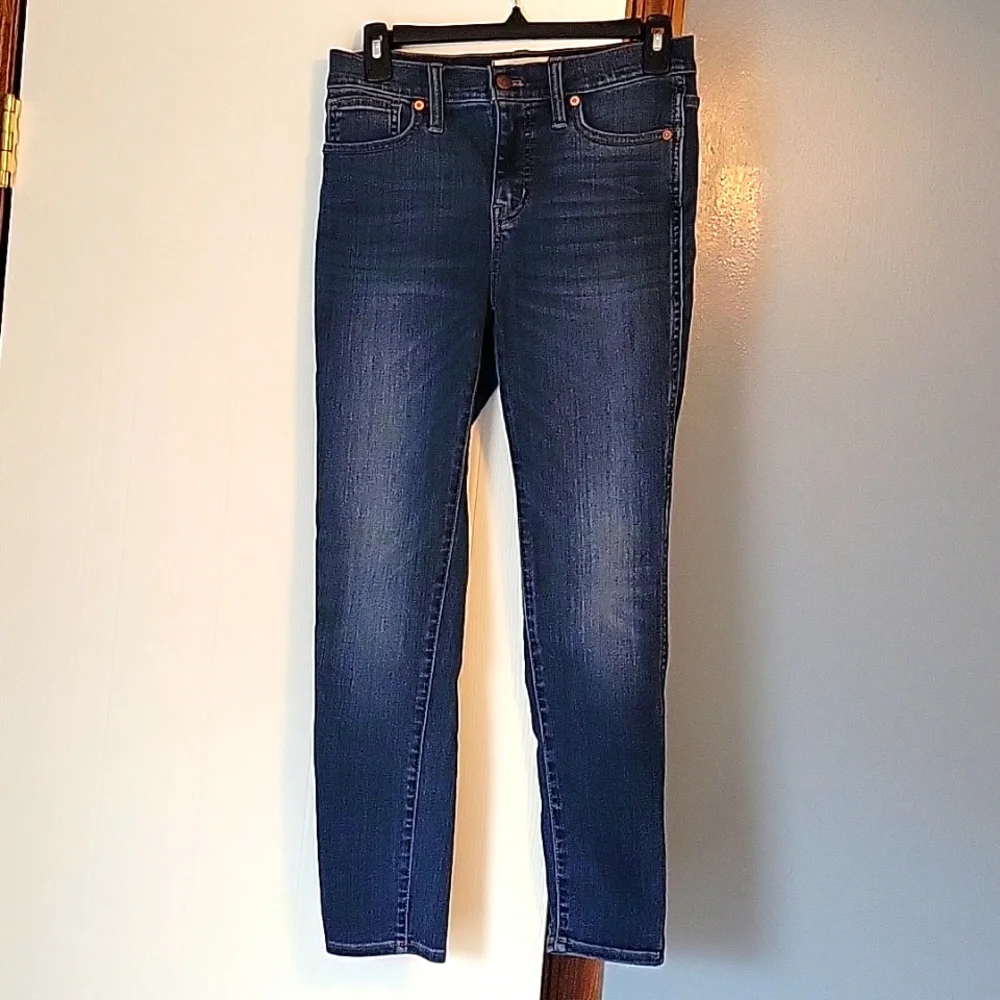 🌻 Madewell Women's 10" High-rise Skinny Jeans Size 26P - Picture 1 of 9